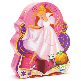 DJECO - Cinderella - Hamupipőke - formadobozos puzzle