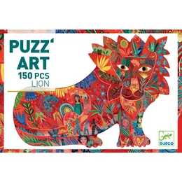 DJECO - Lion - Oroszlán - művész puzzle (150 db)