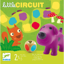 DJECO - Little Circuit - Színlépegetős társasjáték
