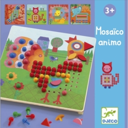 DJECO - Mosaico Animo - Pötyi Mozaik készlet - Állatok