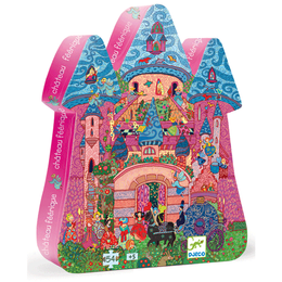 DJECO - The fairy castle - Tündérek kastélya - formadobozos puzzle