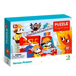 Dodo - Munkahelyek - Tűzoltó - Puzzle - készségfejlesztő 