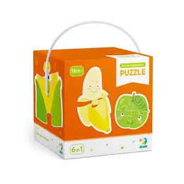 DODO - 2-3-4 db-os bébi puzzle - Zöldségek és gyümölcsök