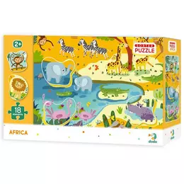 DODO - 18 db-os puzzle - Afrika - Palincs Játék