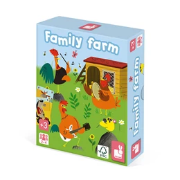 JANOD - Happy Families - Farm család - stratégiai párosító játék