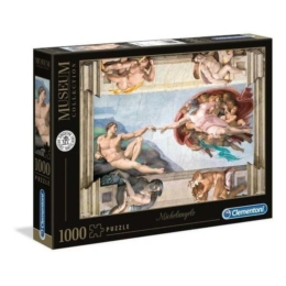Clementoni - Michelangelo: Ádám teremtése - 1000 db-os puzzle (CLE39496)