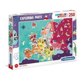 Clementoni - Hírességek Európában - 250 db-os ismeretterjesztő puzzle (CLE29061)