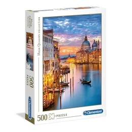 Clementoni - Kivilágított Velence - 500 db-os puzzle (CLE35056)