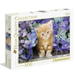 Clementoni - Kölyök cica - 500 db-os puzzle (CLE30415)