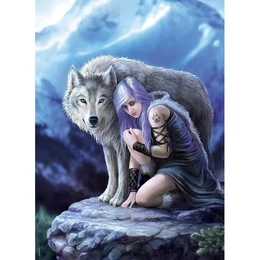 Clementoni - Anne Stokes Collection - Protector - Védelmező - 1000 db-os puzzle (CLE39465)