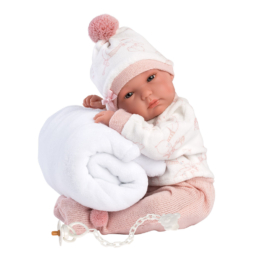 LLORENS - Bimba - kislány játékbaba takaróval - 35 cm