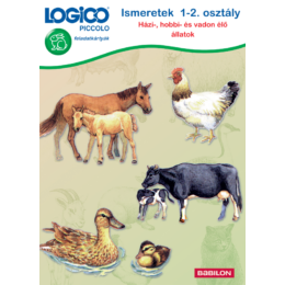 LOGICO - Piccolo feladatkártyák - Ismeretek 1-2. osztály: Házi-, hobbi- és vadon élő állatok