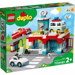 LEGO DUPLO - Parkolóház és autómosó