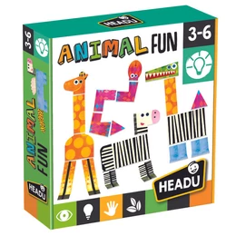 HEADU - Animal Fun - Vicces állatkák - logikai illesztő játék