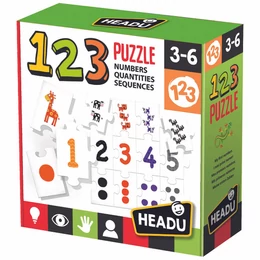 HEADU - Számok - logikai puzzle, párosító játék