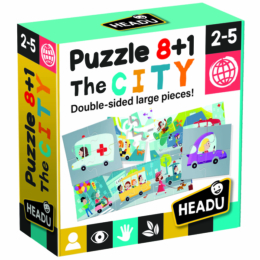 HEADU - Városka - 8+1 kétoldalas puzzle