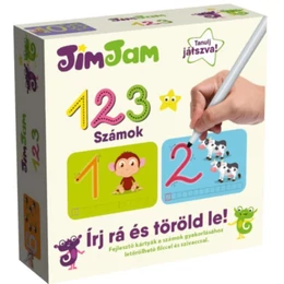 JimJam: Írj rá és töröld le! - Számok - Palincs Játék