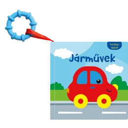 Textilkönyv rágókával - Járművek - Palincs Játék