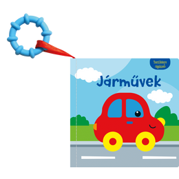 Textilkönyv rágókával - Járművek - Palincs Játék