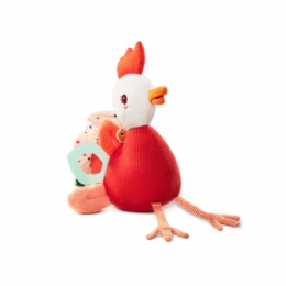 Lilliputiens - Paulette, a csirke - foglalkoztató plüss állat