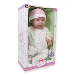 Berenguer - Kislány csecsemő virágos ruhában - 50 cm