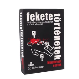 Fekete történetek - Megtörtént esetek - logisztori rejtvények kártyajáték