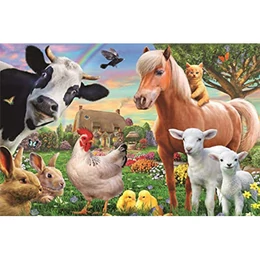 Trefl - Egy vidám farm - puzzle - 60 db-os