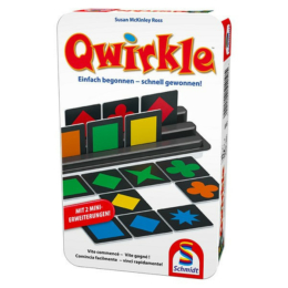 Schmidt Spiele - Qwirkle - Formák és színek társasjáték fémdobozban