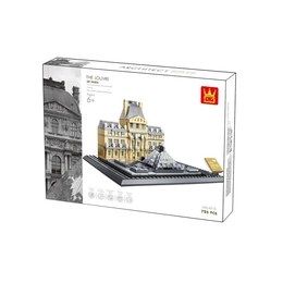 WANGE - Párizsi Louvre – lego-kompatibilis építőjáték