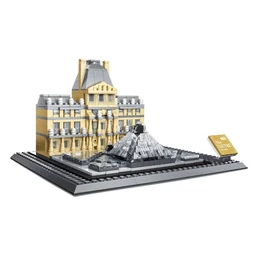 WANGE - Párizsi Louvre – lego-kompatibilis építőjáték