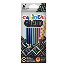 CARIOCA - Metallic színes ceruza szett - 12 db-os