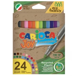 CARIOCA - Eco Joy - színes filctoll szett - 24 db-os