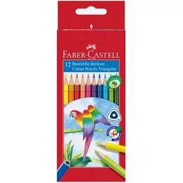 Faber-Castel - Triangular színes ceruza 12 db-os