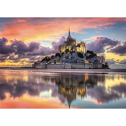 Clementoni - Le Mont Saint-Michel, Farnciaország- 1000 db-os puzzle