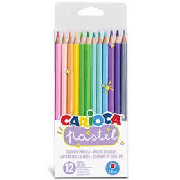 CARIOCA - Pasztell színes ceruza készlet - 12 db-os