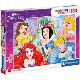 Clementoni - Disney hercegnők- 180 db-os prémium puzzle