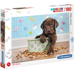 Clementoni - Imádnivaló kutyakölyök- 180 db-os prémium puzzle