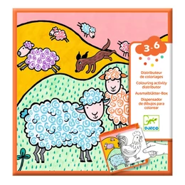 Meglepetés adagoló színező - Tanya - Coloring dispenser, Farm