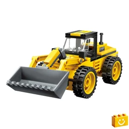 QMAN® 42110 - 3 az 1-ben Munkagépek építőjáték - 100% kompatibilis minden más kedvelt márkával