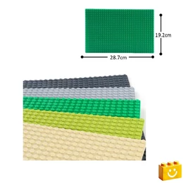 WANGE® 8809 | építőjáték alaplap - 100% kompatibilis minden más kedvelt márkával | 24x36 bütyök - Több színben - sötétzöld