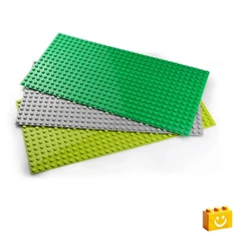WANGE® 902 | építőjáték alaplap nagy méretű kockákhoz - 100% kompatibilis minden más kedvelt márka nagy méretű kockáival | 32x16 bütyök - Több színben - limezöld