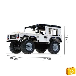 CaDA® C51004W - Távirányítós Off-road terepjáró - 100% technic-kompatibilis építőjáték