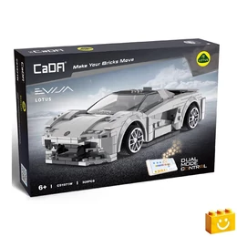 CaDA® C51071W - Távirányítós Lotus Evija versenyautó építőjáték - 100% kompatibilis minden más kedvelt márkával