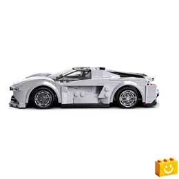 CaDA® C51071W - Távirányítós Lotus Evija versenyautó építőjáték - 100% kompatibilis minden más kedvelt márkával