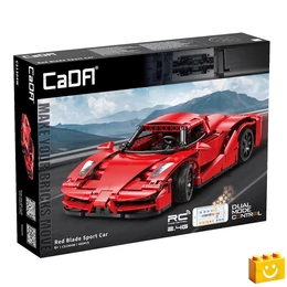 CaDA® C51304W - Távirányítós Red Blade sportautó - 100% technic-kompatibilis építőjáték