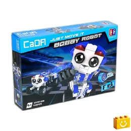 CaDA® C52018W - Bobby Robot építőjáték - 100% kompatibilis minden más kedvelt márkával