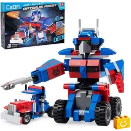 CaDA® C52019W - Transformers - Optimus 2 az 1-ben építőjáték - 100% kompatibilis minden más kedvelt márkával