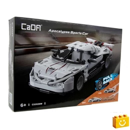 CaDA® C52026W - Apocalypse fehér sportkocsi - 100% technic-kompatibilis építőjáték