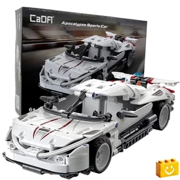 CaDA® C52026W - Apocalypse fehér sportkocsi - 100% technic-kompatibilis építőjáték