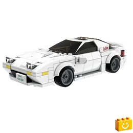CaDA® C55012W - Initial-D Mazda FC3S RX-7 Versenyautó építőjáték - 100% kompatibilis minden más kedvelt márkával